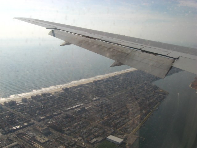 Kurz vor der Landung am JFK