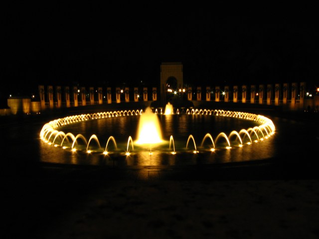 World War II Memorial Springbrunnen