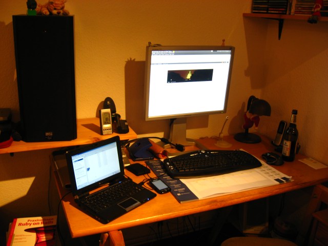 Wieder am heimischen PC