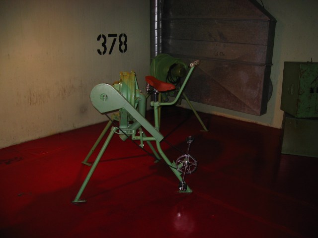 Pedalbetriebener Luftfilter