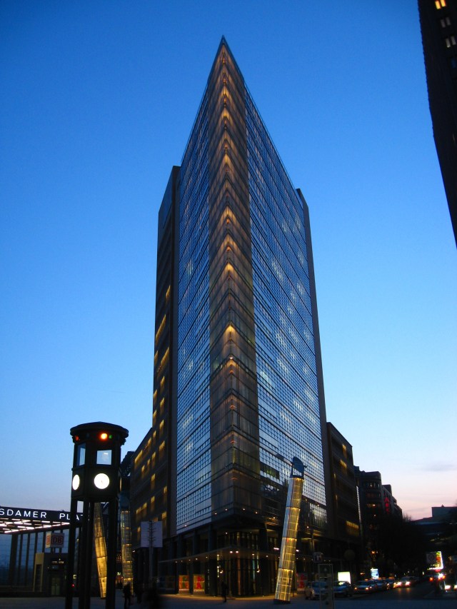 Interessante Architektur am Potsdamer Platz