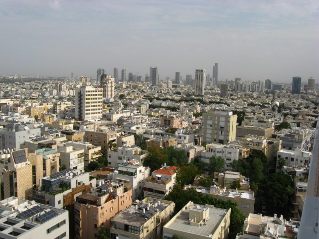 Tel Aviv - City vom 18. Stock des Sheraton aus