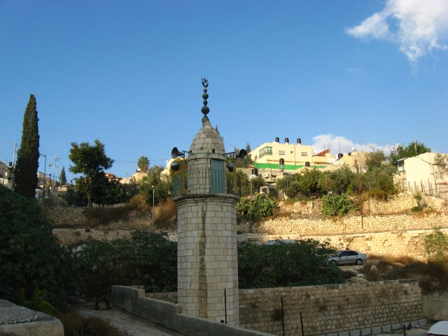 Druckkammerlautsprecheranlage auf Mini-Minarett