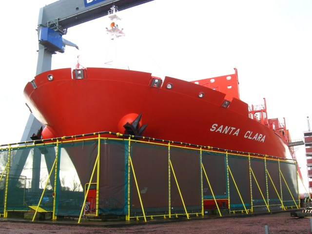 Vorschiff der "Santa Clara"