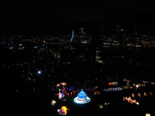 Blick vom Euromast mit Erasmusbrücke