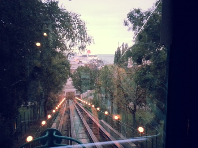 Abwärts mit der Zahnradbahn