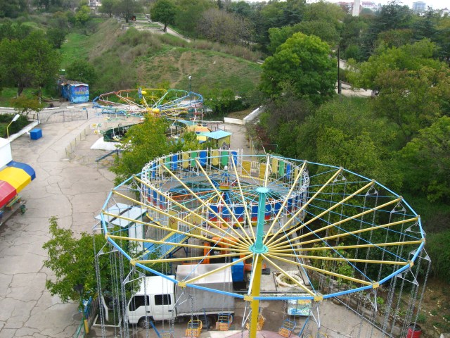 Stillstehende Fahrgeschäfte