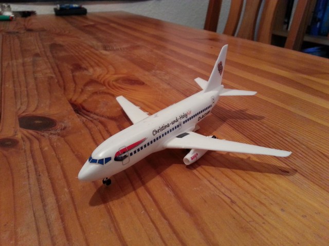 Flugzeugmodell von Revell (Boeing 737)