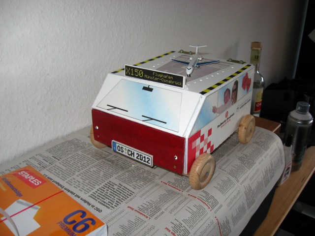 Fast fertiges Busmodell