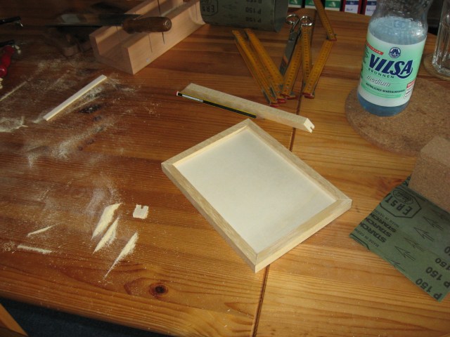 Der Anfang: Grundplatte