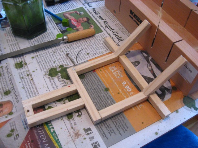 Rahmen, noch nicht lackiert