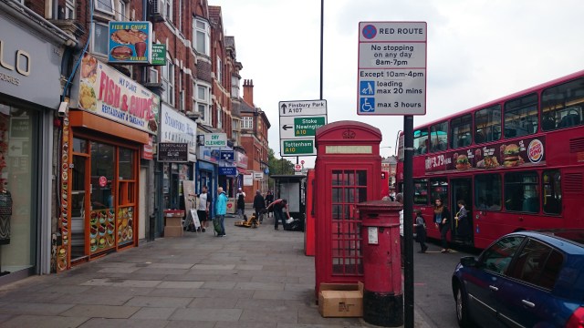 Straßenszene London-Süd