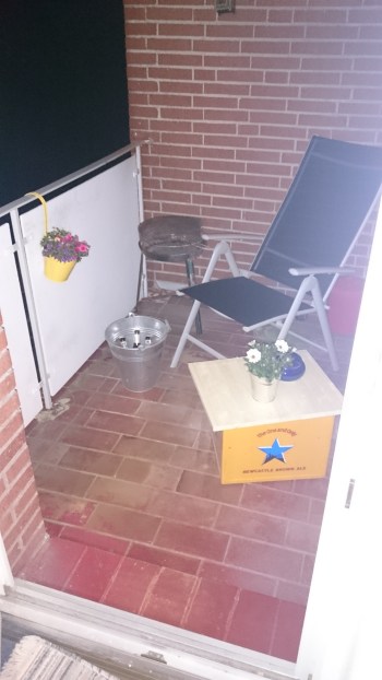 Ambiente auf dem Balkon