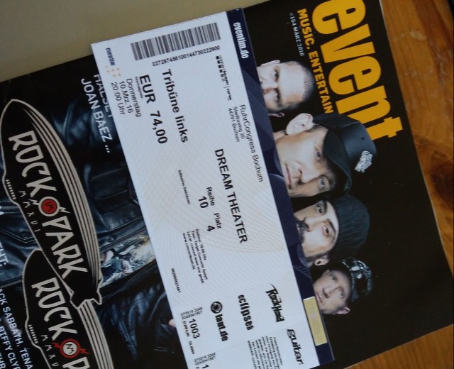 Es ist da - Das Astonishing-Ticket! Nur blöd, dass nicht einmal "The Astonishing" draufsteht!